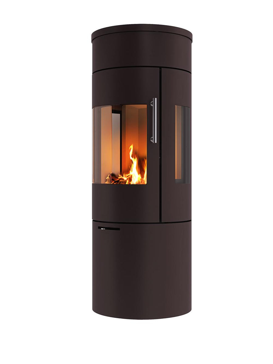 Rais - Viva L 120 Gas Stove with Steel Door and Side Glass in Black