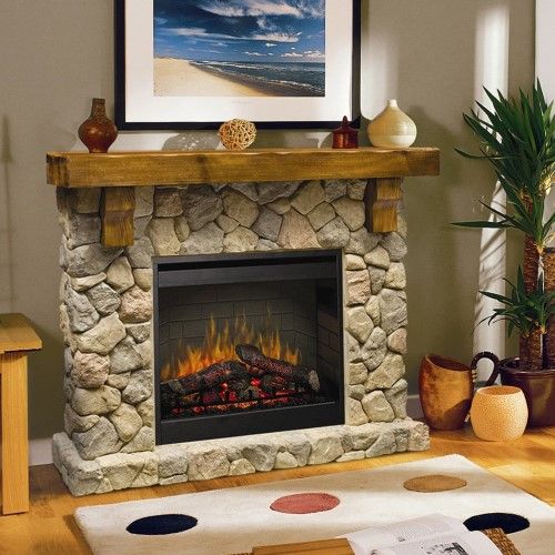 Fieldstone Mantel Electric Fireplace- GDS28L8-904ST - Dimplex