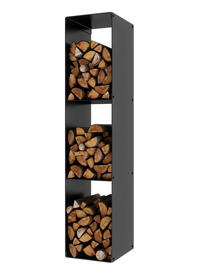Firewood Holder- Woodrack 3 (57" x 12") Freestanding - RAIS