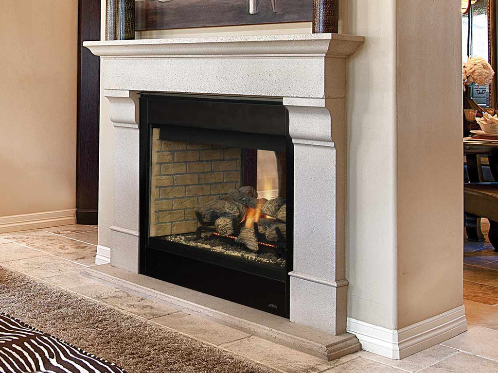 Marin 40ST - 40" B-Vent Fireplace, See-Through, Radiant - IHP Astria