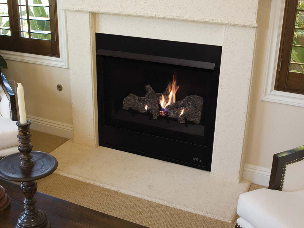 Aries 33 - 33" Aries Direct-Vent Fireplace, Top or Rear Vent - IHP Astria