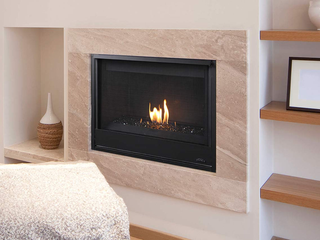 Aries CD33 - 33" Aries Direct-Vent Fireplace, Top or Rear Vent - IHP Astria