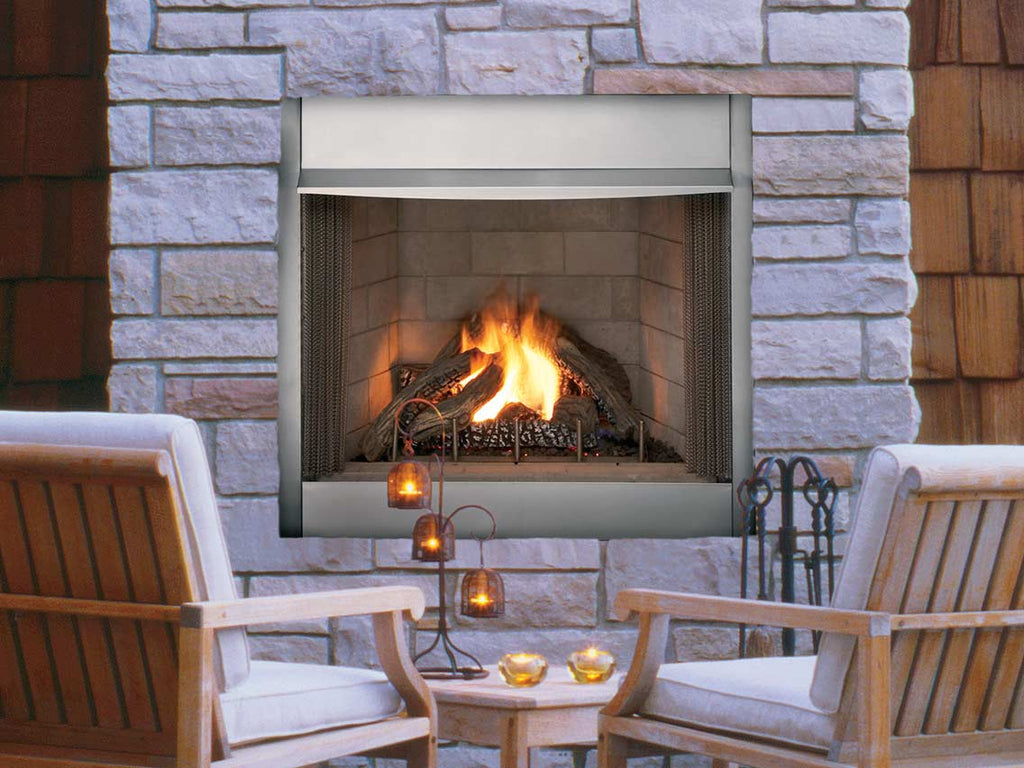 Polaris 42 - 42" Outdoor Vent-Free Fireplace - IHP Astria