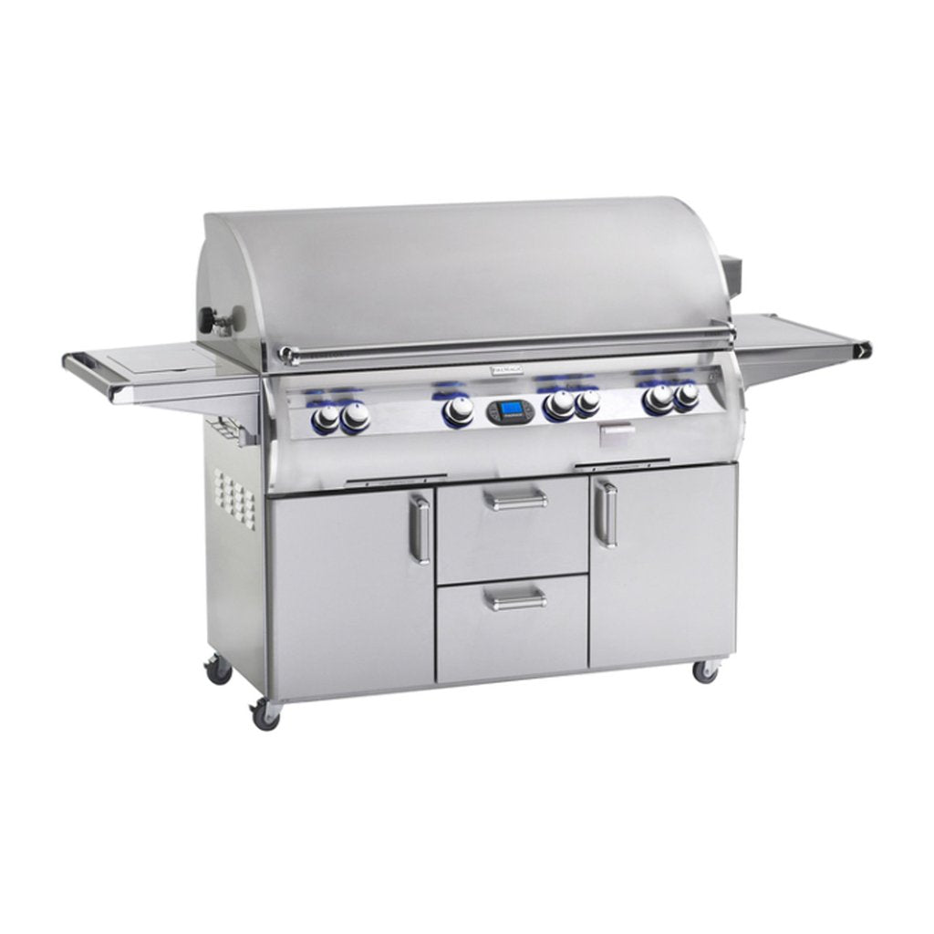 E1060s Portable Grills with Analog Thermometer & Flush Mounted Single Side Burner (-62) - Fire Magic