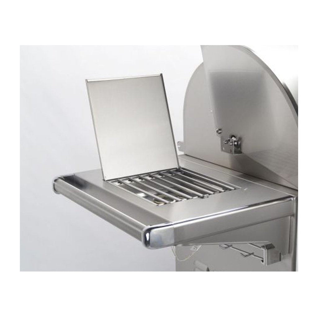 E1060s Portable Grills with Analog Thermometer & Flush Mounted Single Side Burner (-62) with Window - Fire Magic