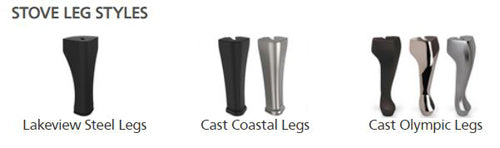 Grandview 300 - Required Accessories- Coastal Legs, Brushed Nickel- LEG-COSTL-BRNKL - IHP Ironstrike