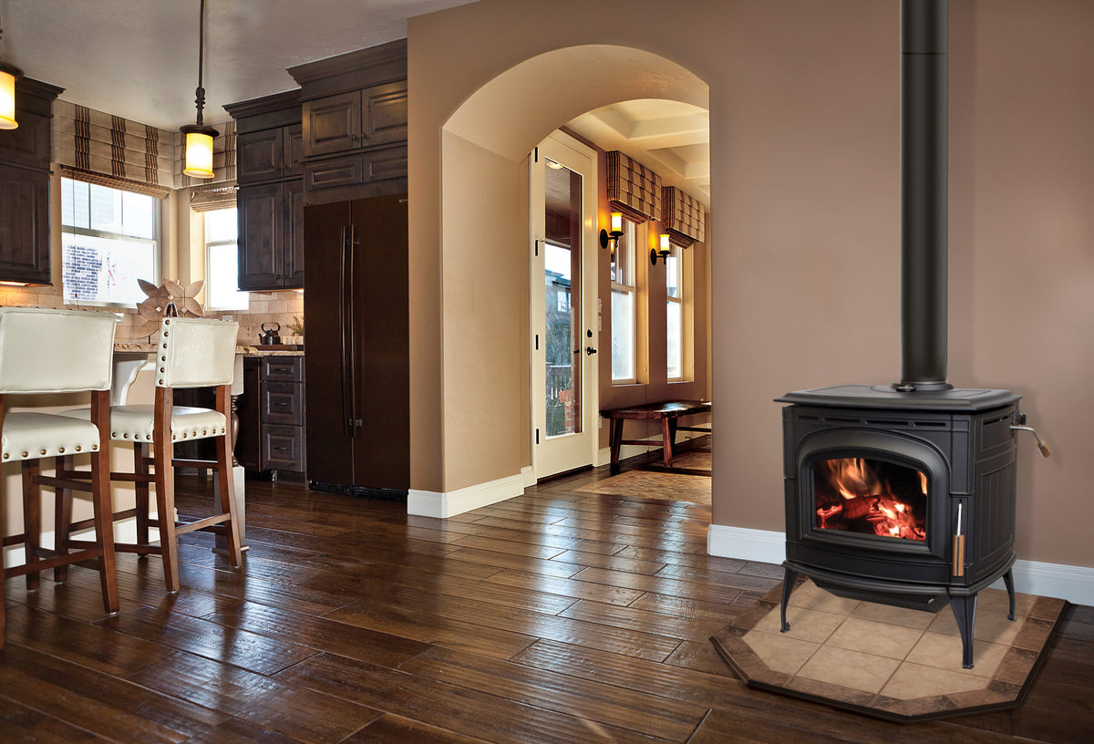 Ashford 20.2 Wood Stove Body in Metallic Black | CAPO Fireside