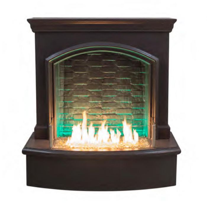 Large Firefall w/ Night Fyre and Artisan Glass - American Fyre