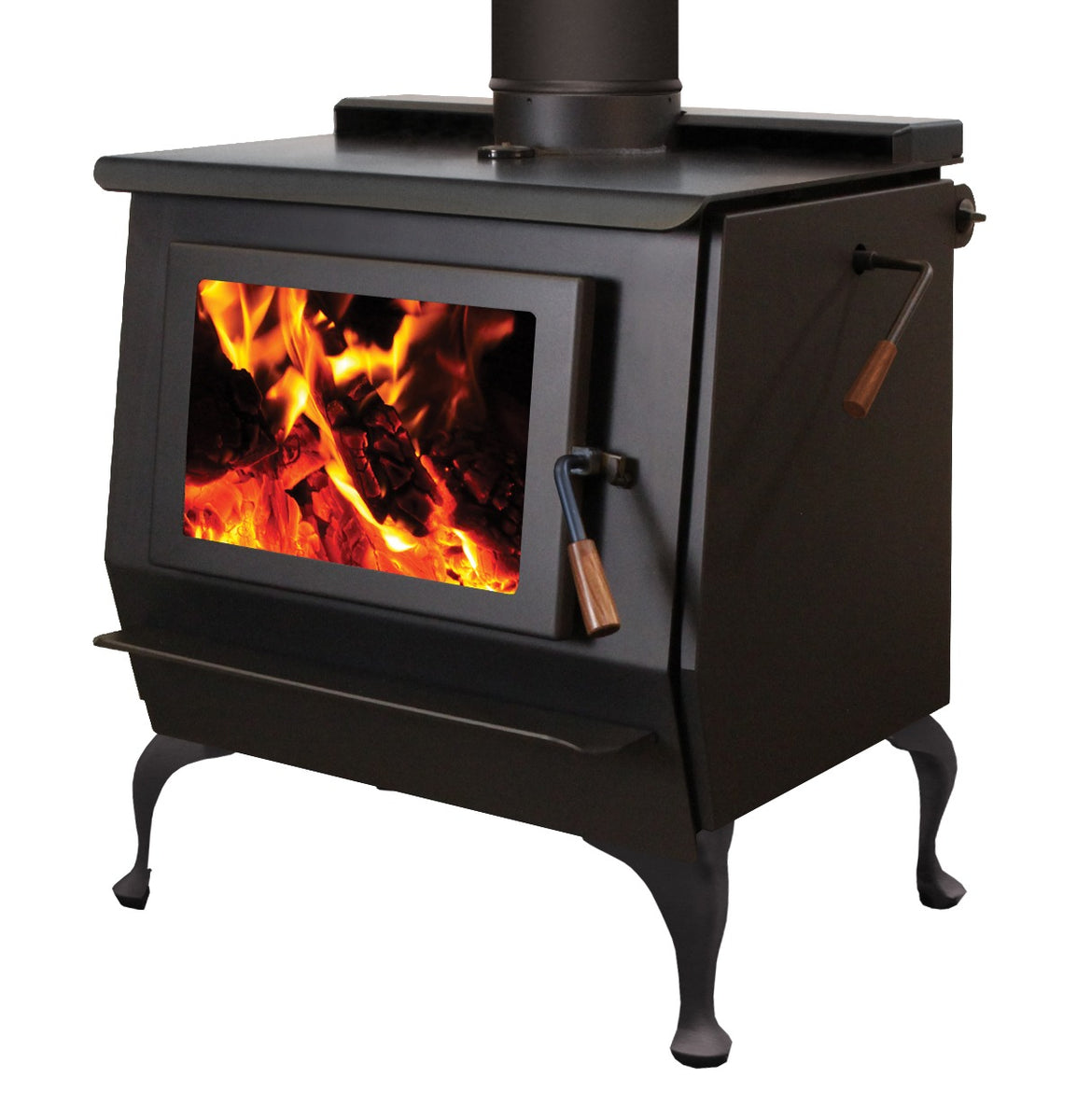 King 40 Wood Stove: Required Door Option- Black Painted Door | CAPO Fireside