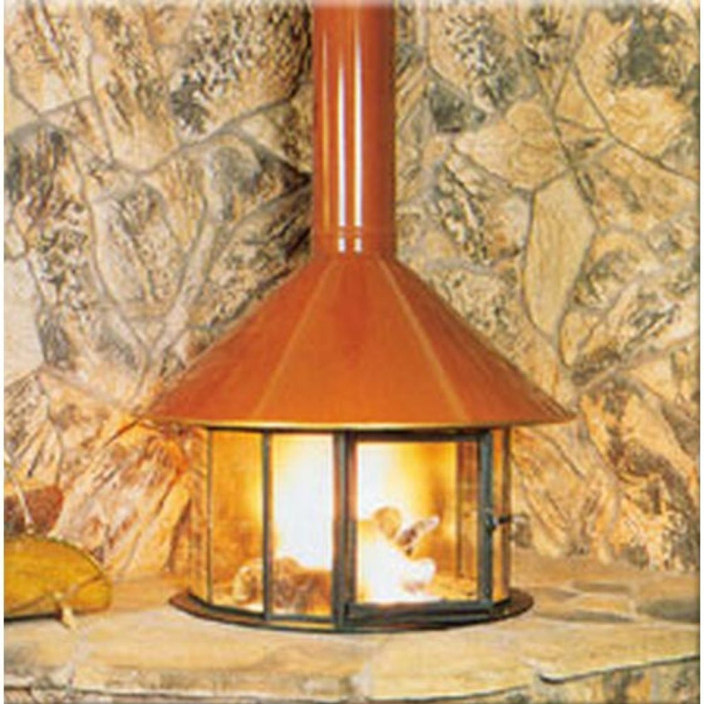 Imperial Carousel Woodburning Fireplace- Porcelain - Malm Fireplaces