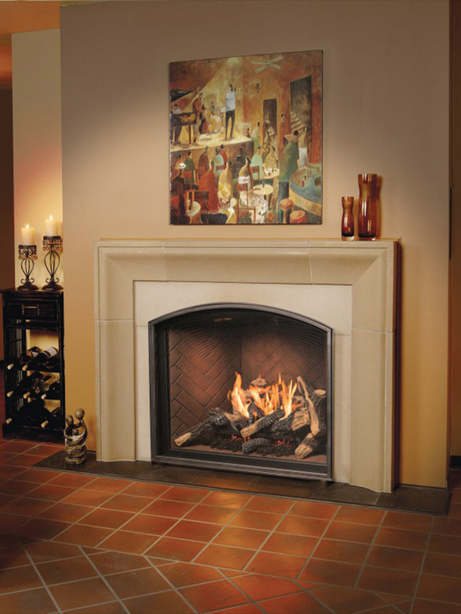 Arched TC36 “D2” Series Modular Direct Vent Gas Fireplace | CAPO
