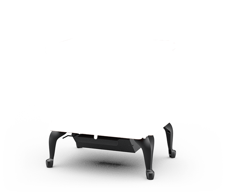 Leg Model Vista Freestanding Wood Stove Leg Options (PELEGSBKA