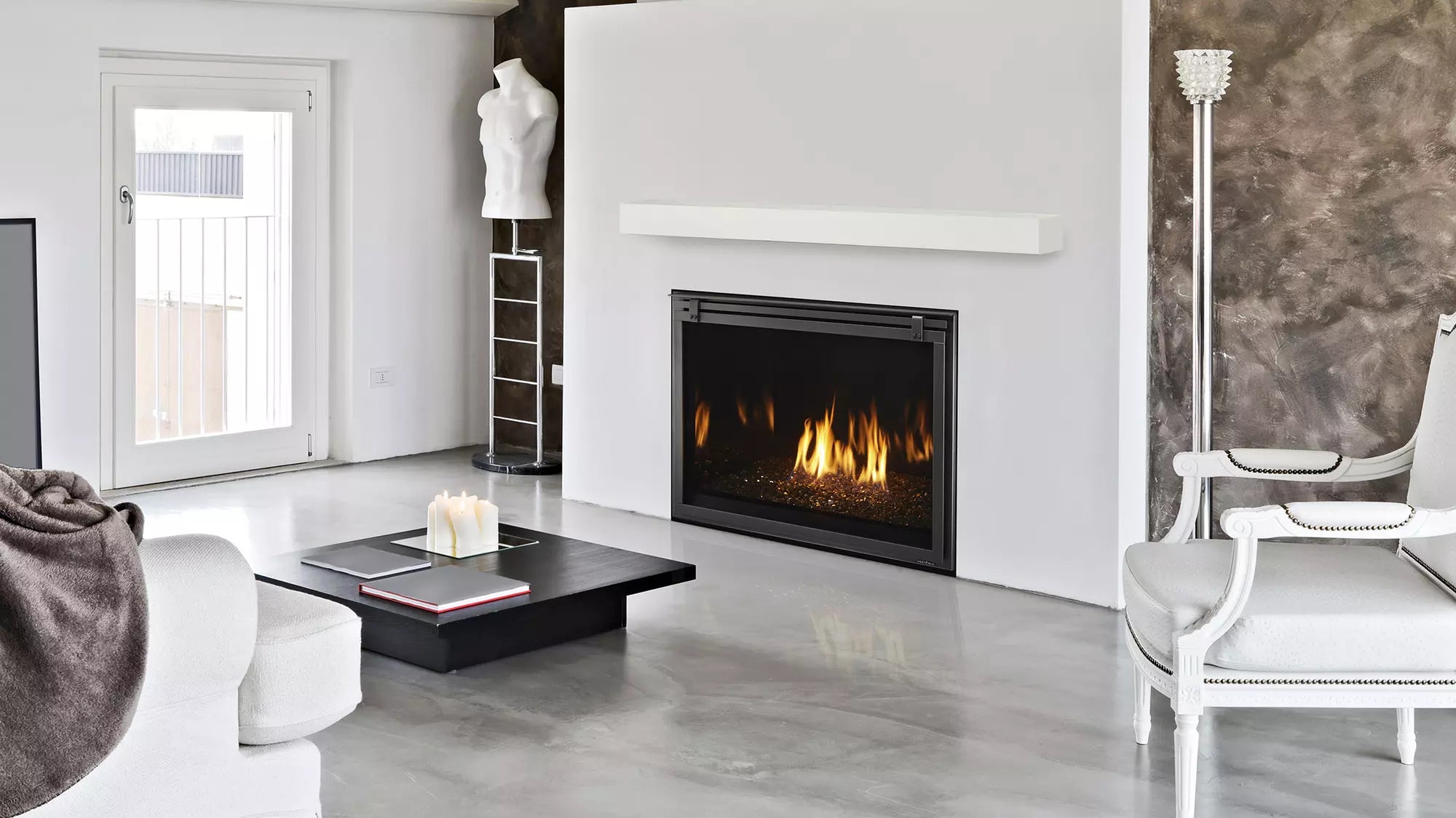 Modern Gas Fireplace