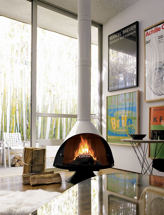 30" Zircon Wood Burning Fireplace- Porcelain - Malm Fireplaces