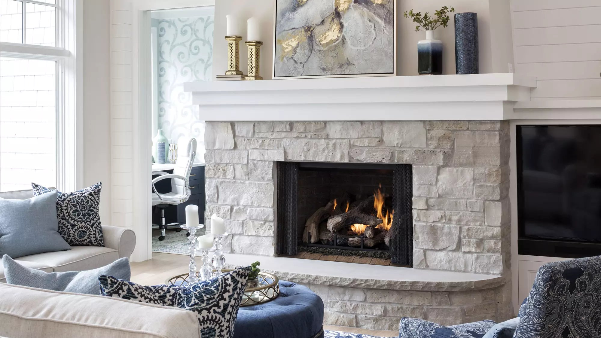 Phoenix TrueView Indoor Gas Fireplace | CAPO Fireside