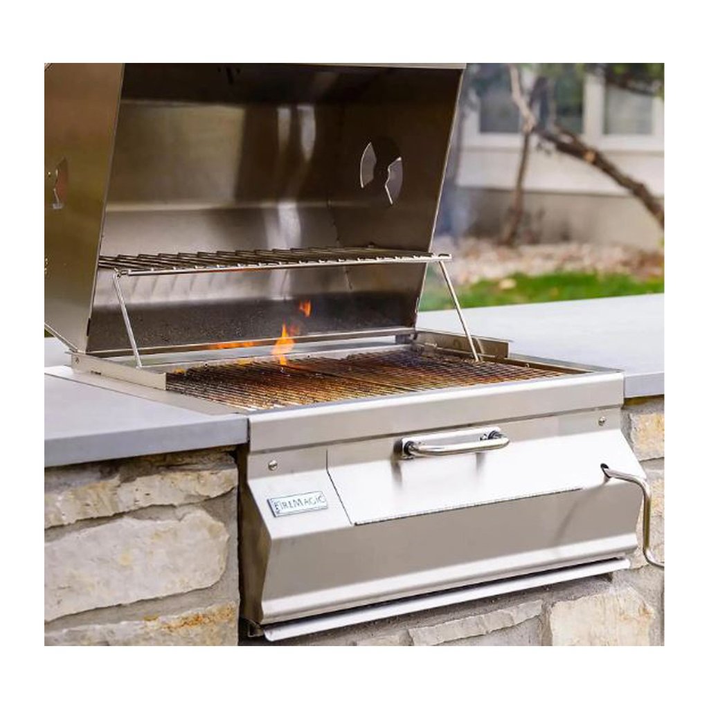 Built-In Stainless Steel Charcoal Grills - Fire Magic