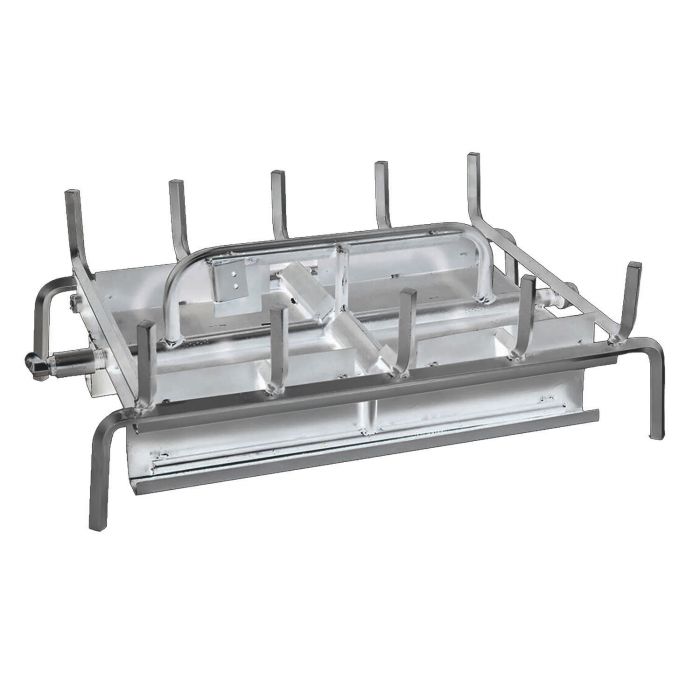 SEE THROUGH BURNERS- SEE THROUGH STAINLESS STEEL 3-BURNER- 3BRN-ST18-SS - Grand Canyon Logs