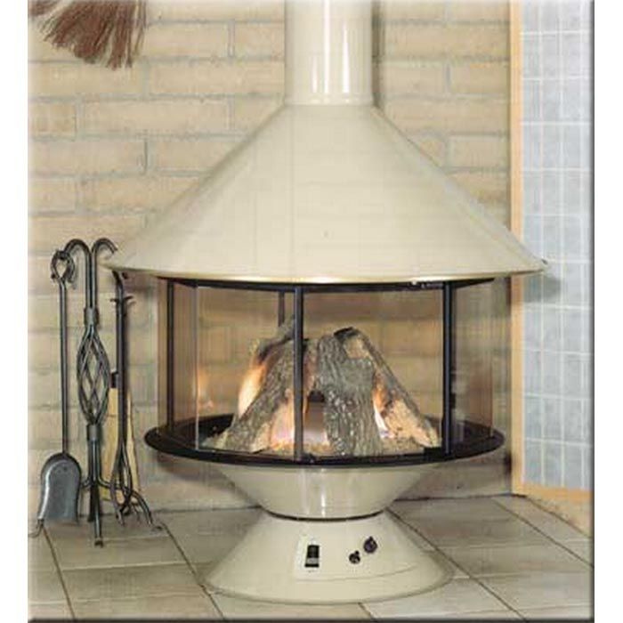 Imperial Carousel Woodburning Fireplace- Porcelain - Malm Fireplaces