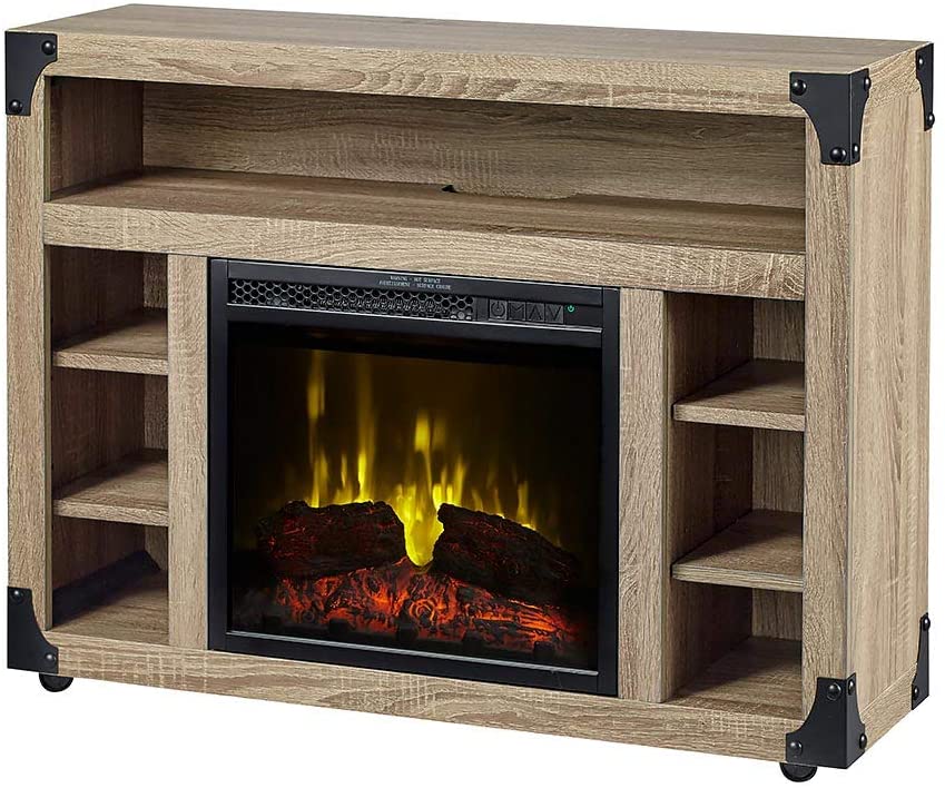 Chelsea Stand Electric Fireplace, Distressed Oak- C3P18LJ-2086DO - Dimplex