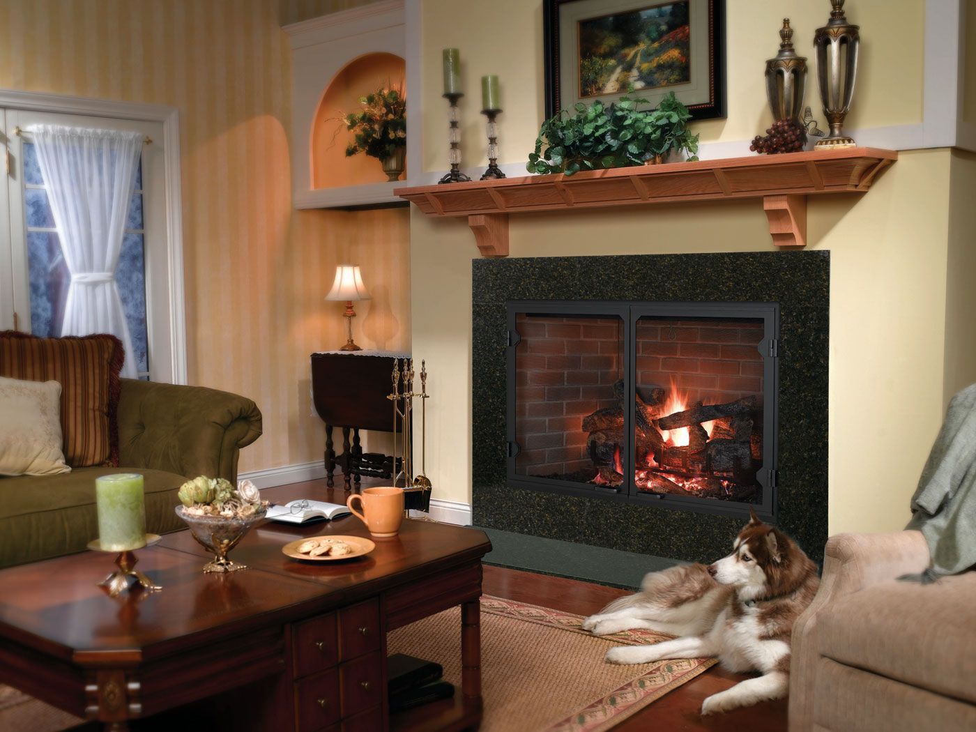 Icon 80 Wood Burning Fireplace | CAPO Fireside