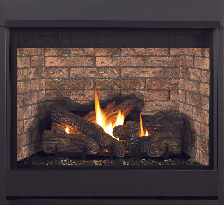 Altair 40 - 40" Altair Direct-Vent Fireplace, Top/Rear Combo - IHP Astria