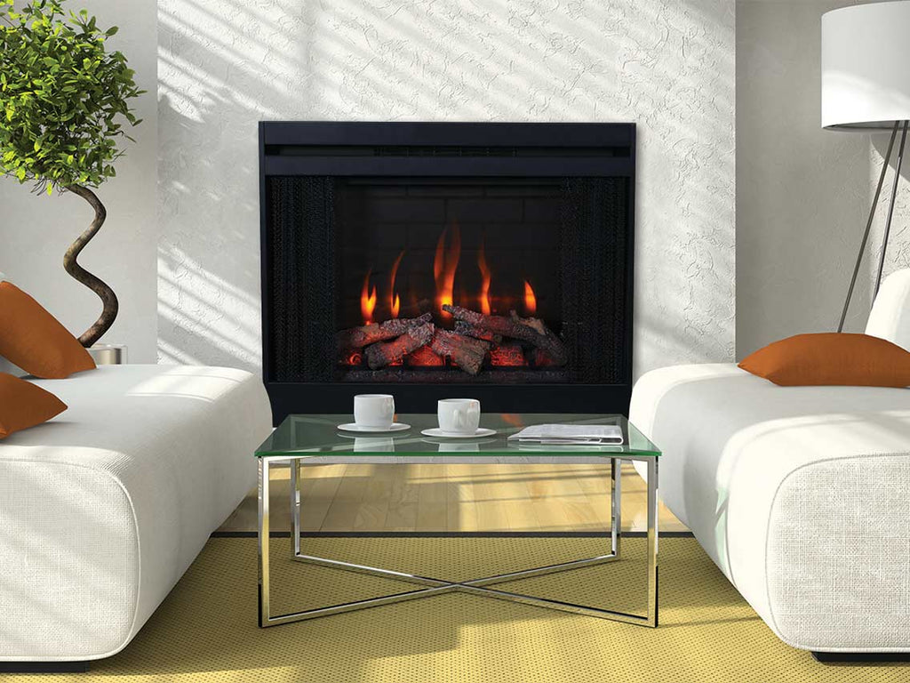 Capella 36 - 36" Electric Fireplaces, Radiant, Front View - IHP Astria