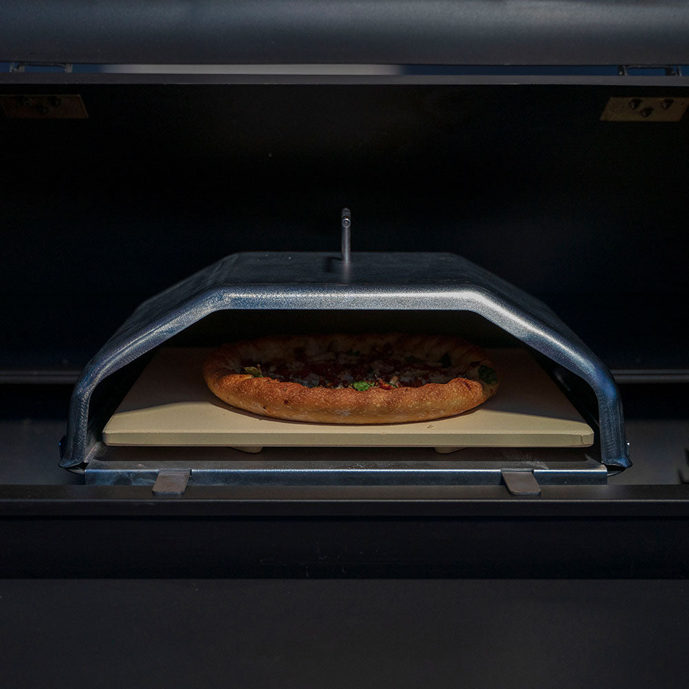 PIZZA OVEN ATTACHMENT WITH STONE- FOR LEDGE/DB AND PEAK/JB MODELS ONLY - Green Mountain Grills