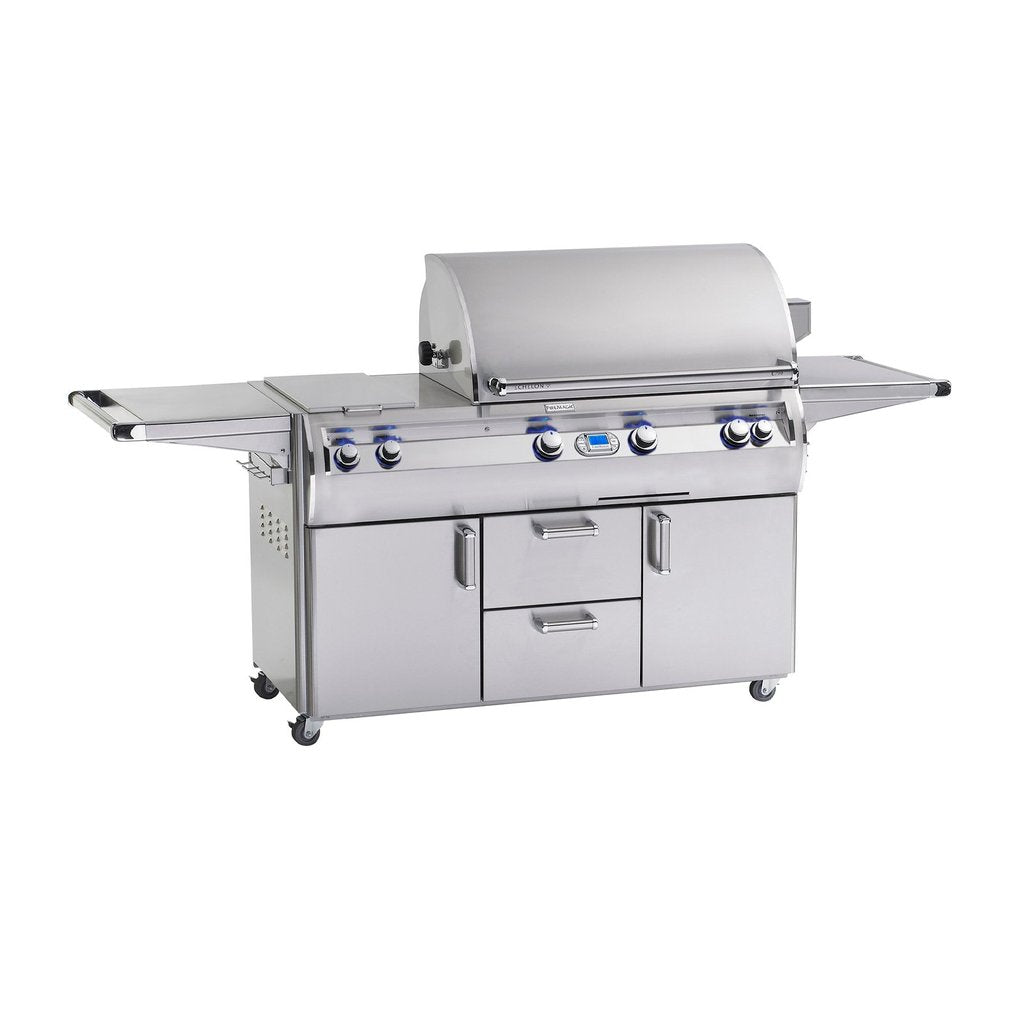 E790s Portable Grills with Analog Thermometer & Double Side Burner (-71) - Fire Magic