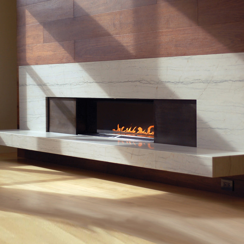 Fire Ribbon Direct Vent with mandatory safety screen - Spark Modern Fires