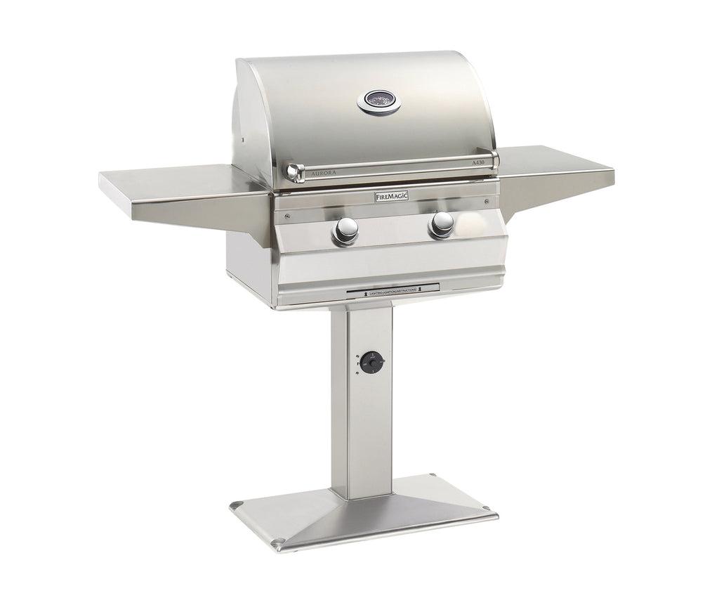 A430s Patio Post Mount Grills with Analog Thermometer - Fire Magic