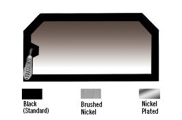 Performer C210 - Optional Accessories - Traditional Faceplates- Brushed Nickel (Faceplate Only)- TRAD-FP-BN-SM - IHP Ironstrike