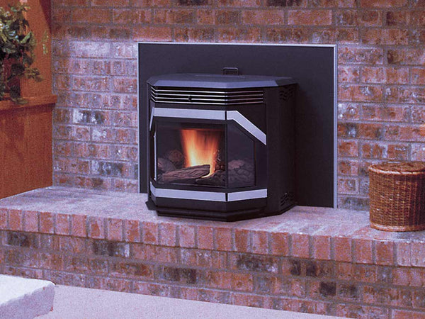 Winslow PI40 - Cast-Iron Pellet Fireplace Insert- PI40GL | CAPO Fireside