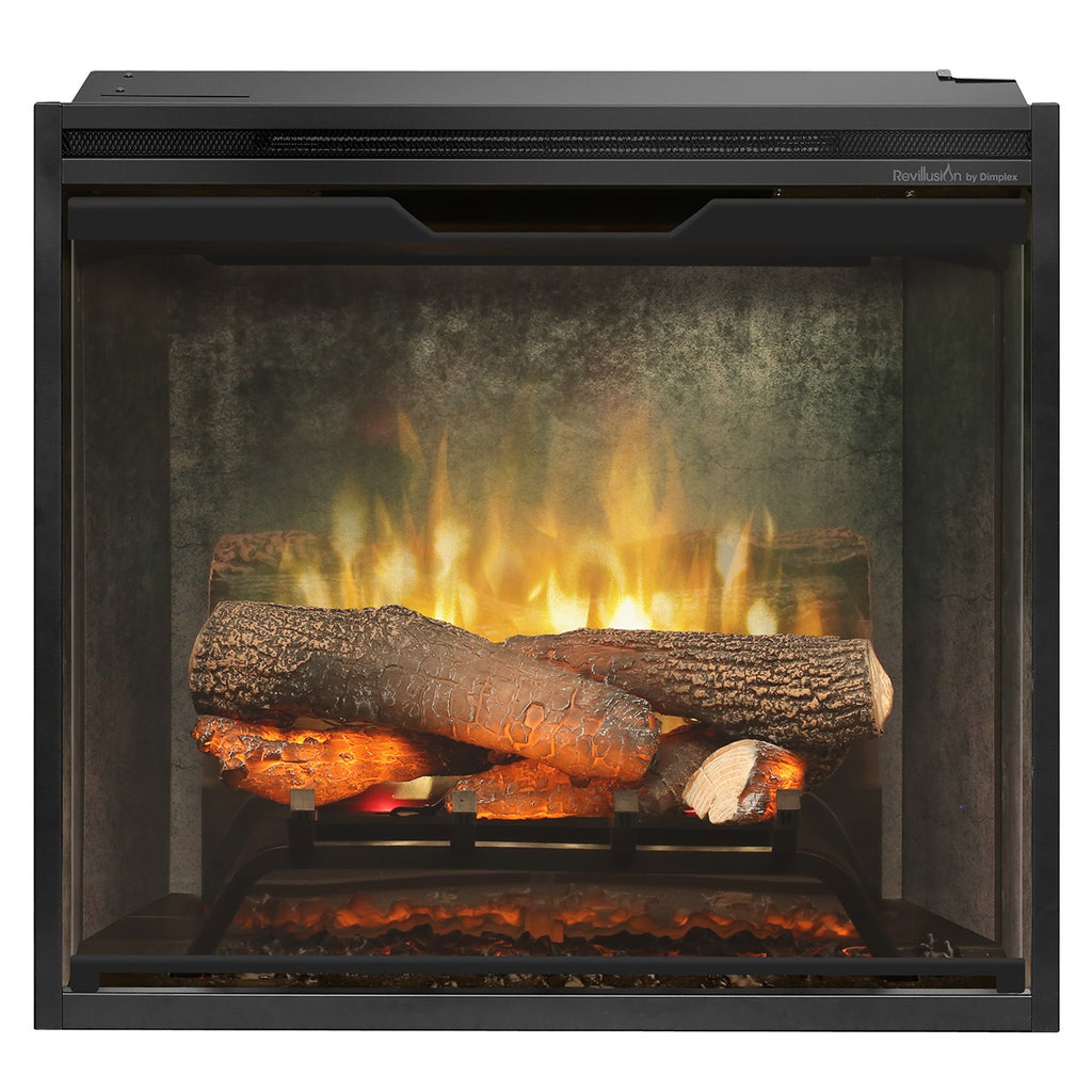 Revillusion 24" Built-In Firebox, Weathered Grey- RBF24DLXWC - Dimplex