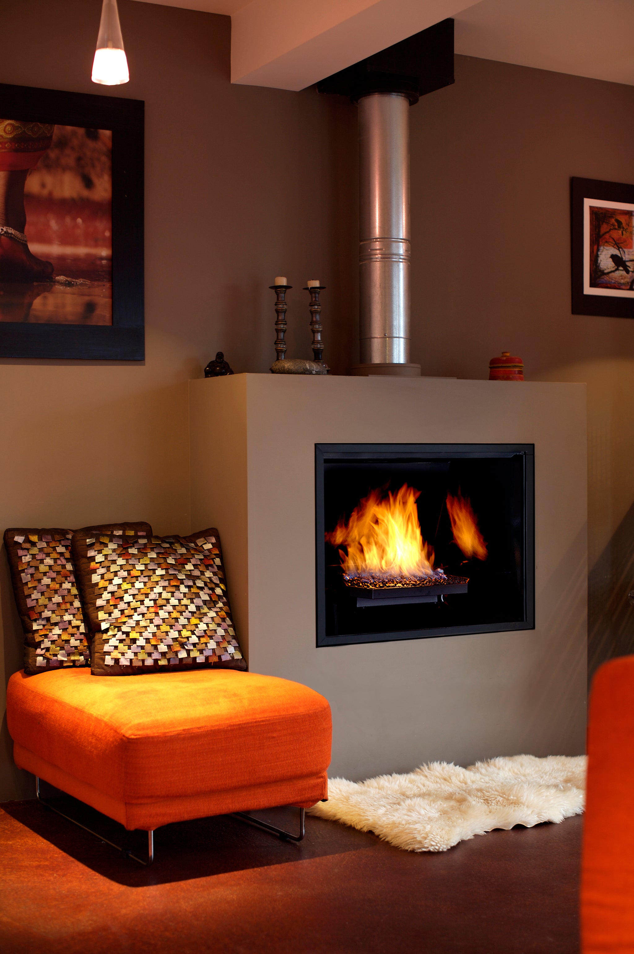 TC42 “D2” Series Modular Direct Vent Gas Fireplace | CAPO Fireside