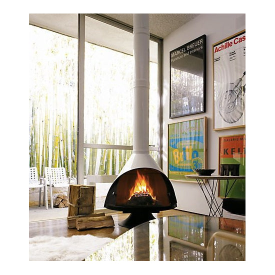 34" Zircon Gas Direct Vent Fireplace- Porcelain - Malm Fireplaces