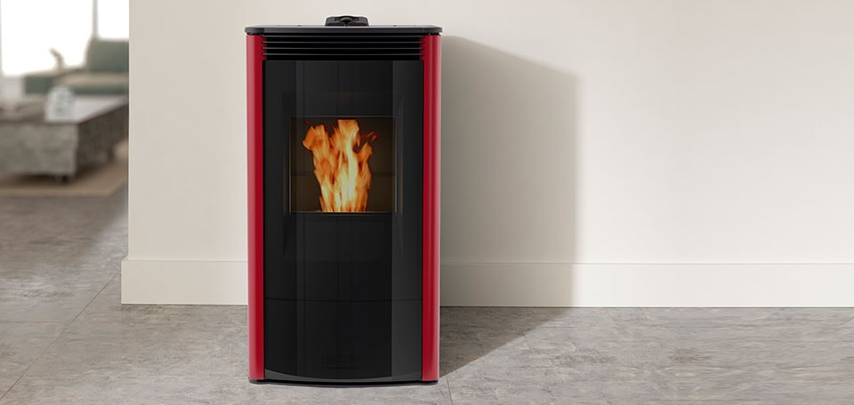Panels and Columns for Allure 50 Pellet Stove- Gloss Red- 1-00-888135- |  CAPO Fireside