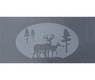 Deer Decorative Slate Tile for P43 Pellet Stove- 3-43-06731-2 - Harman