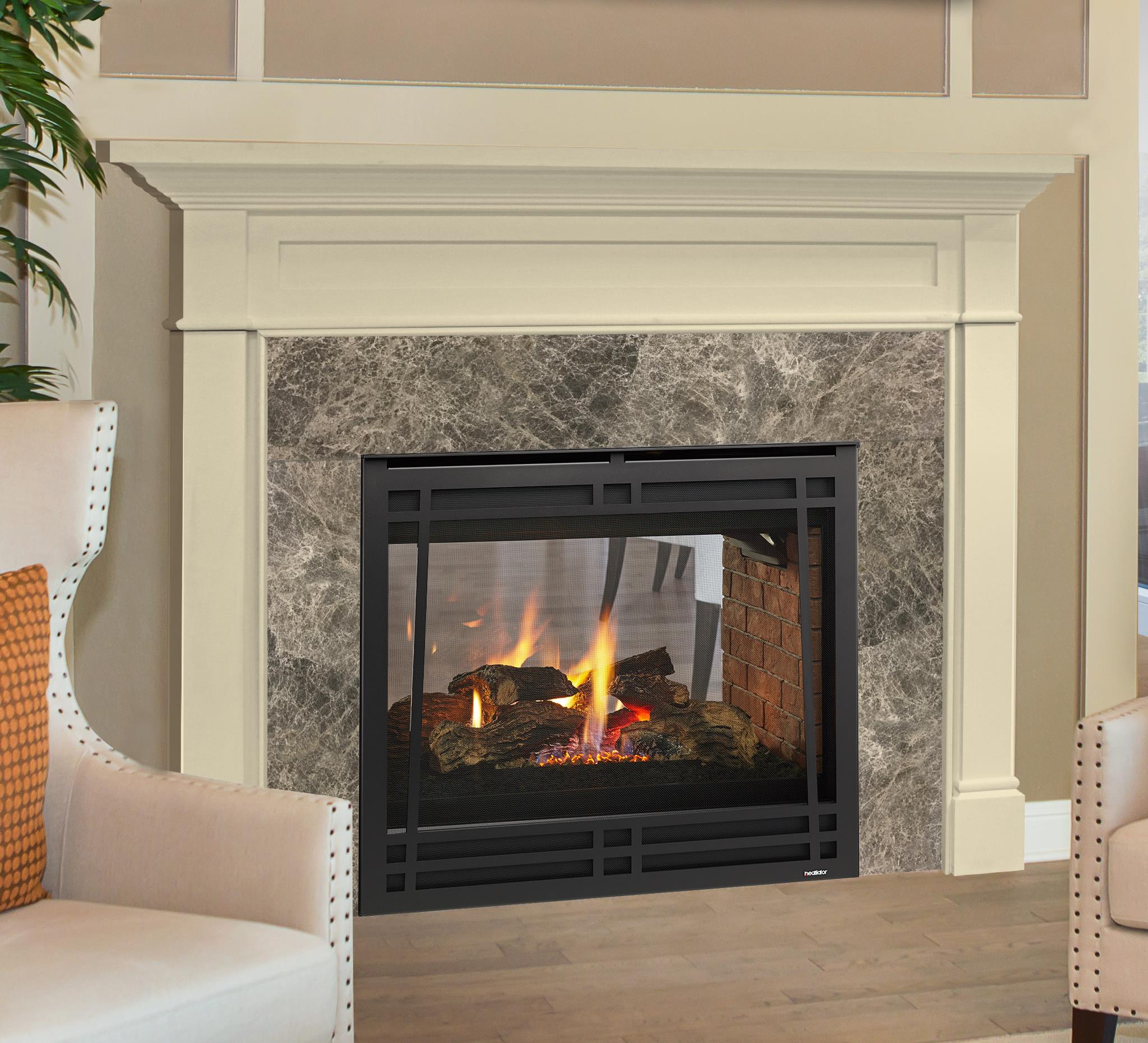 Fireplace - Gas - Multi-Sided - GDST4336 See-Through 36 | CAPO Fireside
