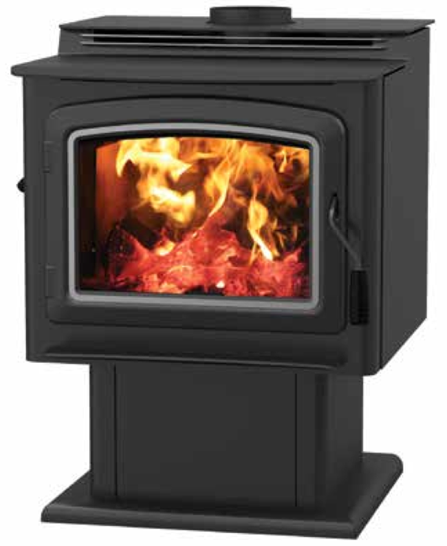 Grandview 230 - Wood-Burning Freestanding Stove- GV230GL | CAPO Fireside