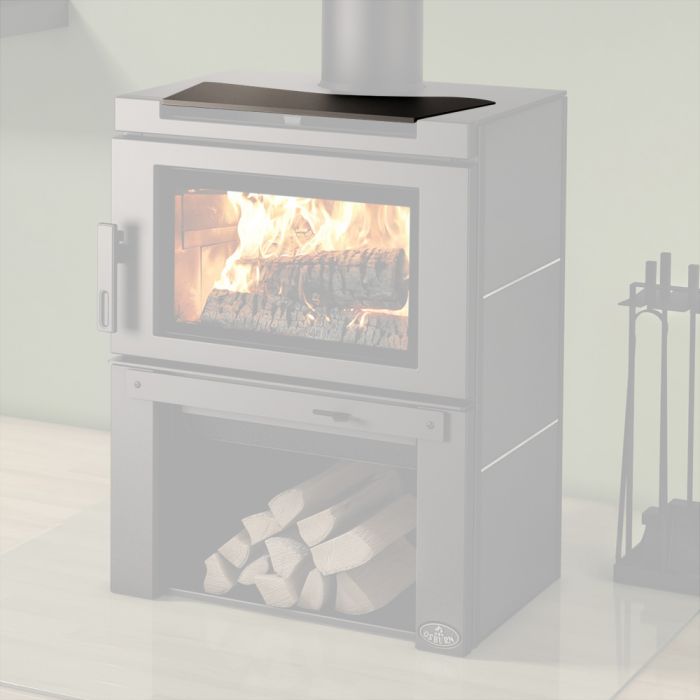 MATRIX WOOD STOVE - OA10704- BLACK STEEL PANEL TOP - Osburn