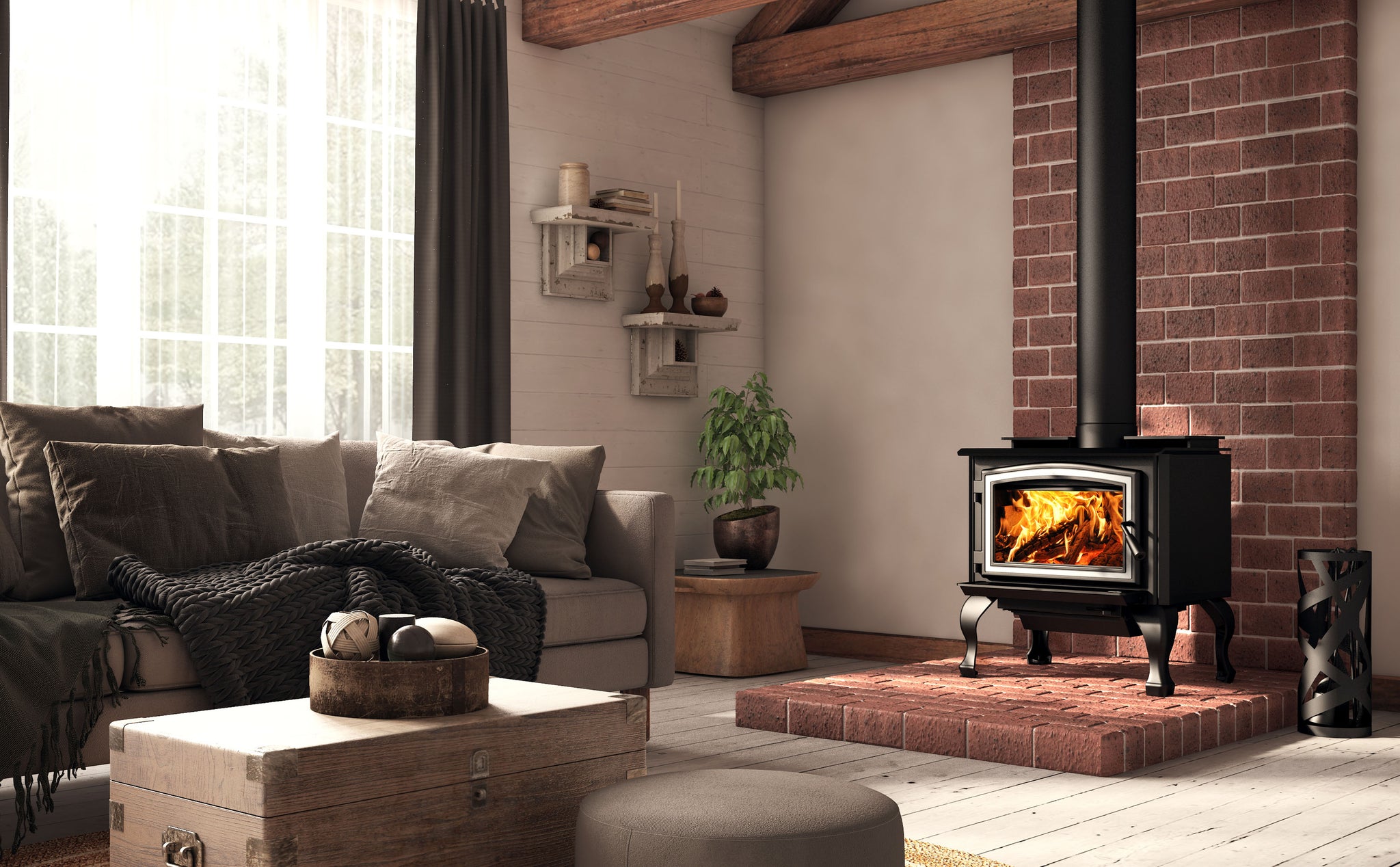 1700 WOOD STOVE- OB01700 | CAPO Fireside