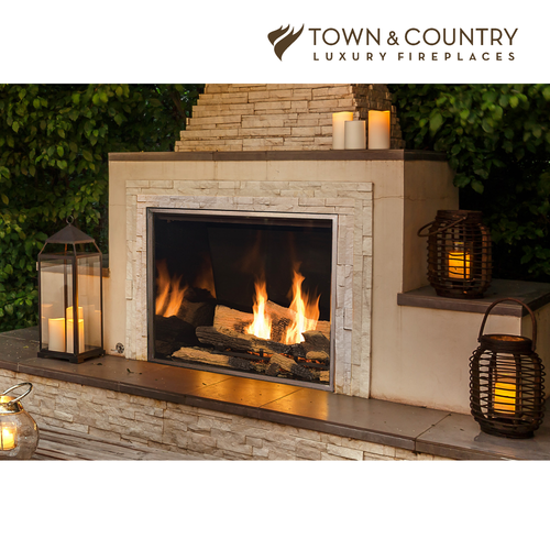 TC36 Series Modular Outdoor Direct Vent Gas Fireplace | CAPO Fireside
