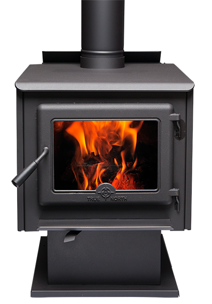 True North TN20 Freestanding Wood Stove with Pedestal | CAPO Fireside True North TN20 Freestanding Wood Stove with Pedestal | CAPO Fireside